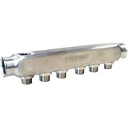 Коллектор Sanext 1 1/2 х1/2 , 6вых., сталь нерж. 8586