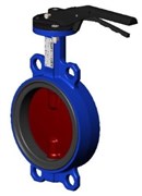 Затвор дисковый межфланц. DN65, PN16, Tecofi VPI TECFLY 4448-02, чугун, с рычагом VPI4448-02EP0065