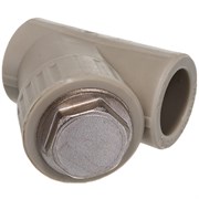 Фильтр сетчатый пайка DN20, PN25, Valfex STANDARD, полипропилен, серый 10141020Г