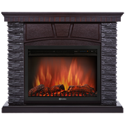 Угловой электрокамин Electrolux EFP/P-2720RLS с порталом Firelight Porto 25 U сланец черный, венге M134438
