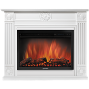 Угловой электрокамин Electrolux EFP/P-2520LS с порталом Firelight Frame 25U (угловой) шпон белый M134408