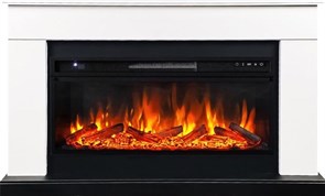 Линейный электрокамин Royal Flame BERGEN белый c очагом Vision 42 LOG LED M235960