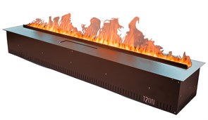 Встраиваемый очаг в модуль Schones Feuer 3D FireLine 1200 стальной M234082