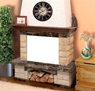 Облицовка для дровяных каминов MadeIra Flora Dark Chokolate М с800 M17938