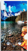 Газовый проточный водонагреватель VilTerm S11 Print (Горы) M225530