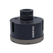 Коронка алмазная Hilberg Super Hard 3T М14 80х35 мм 167-120928