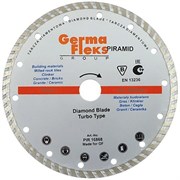 Диск алмазный GermaFlex турбо 230х22,2 мм T резка сухая (Piramid) 142-082837