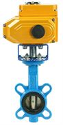 Затвор дисковый поворотный DN WBV1413E-2W-Fb Ду40 Ру16, корпус - чугун GGG50, диск - чугун GGG40, уплотнение - EPDM, с электроприводом DN-003 220В D050-17081