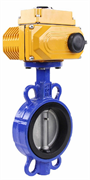 Затвор дисковый поворотный DN WBV1432E-2W-Fb Ду65 Ру16, корпус - чугун GGG50, диск - нержавеющая сталь 316L, уплотнение - EPDM, с 1/4-оборотным электроприводом QT-N-005EM-O1-220VAC-У1 220В D050-24702