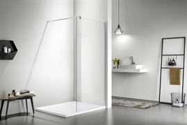 Душевое ограждение AQUATEK Walk in с держателем 800x2000 хром, AQ WIW 08020CH T0051892