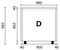Нижняя панель Expo P-CD1 цвета RAL100, V1, V2 E72687 - фото 2916027