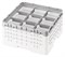 Секция дополнительная для базовой кассеты Cambro 9E2 151 мягко-серая E106744 - фото 3004946