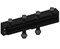 Распределительная гребенка Meibes MeiFlow M 1 1/2 х1 1/2 , 2вых., сталь черная M66301.80 - фото 4496430