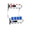 Коллектор Varmega VM155 1 х3/4 , 4вых., c вентилями, сталь нерж., синий VM15504 - фото 4497043