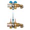 Коллектор Watts HKV-T 1 х3/4 , 2вых., c клапанами, с расходомерами, латунь, (компл), в сборе 10004194 - фото 4497203