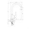 Смеситель для кухни AQUANIKA LOGIC хром, AQL4034CR TAQL4034CR - фото 4514772
