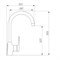 Смеситель для кухни AQUANIKA SIMPLE хром, AQS4038CR TAQS4038CR - фото 4514776