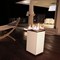 Газовый уличный обогреватель Kratki PATIO MINI/M/G31/37MBAR/B - белое стекло, с ручным управлением M64644 - фото 4588591