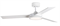 Вентилятор с подсветкой Faro BARTH White M204351 - фото 4661888