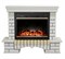 Комплект электрокаминов с искусственным камнем Real-Flame Country 26 WT + MoonBlaze Deluxe /MoonBlaze M28022 - фото 4743182