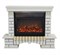 Комплект электрокаминов с искусственным камнем Real-Flame Country 26 WT + MoonBlaze Deluxe /MoonBlaze M28022 - фото 4743183