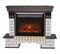 Комплект электрокаминов с искусственным камнем Real-Flame Country 26 AO + MoonBlaze Deluxe /MoonBlaze M28026 - фото 4743188