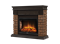 Комплект электрокаминов с искусственным камнем Electrolux EFP/P-3320RLS с порталом Firelight Bricks WOOD 30 камень темный, шпон венге M134380 - фото 4743479