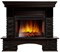 Комплект электрокаминов с искусственным камнем Electrolux EFP/P-3320RLS с порталом Firelight Pietra Nuovo 30 камень сланец чёрный, шпон венге M207426 - фото 4743510