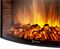 Комплект электрокаминов с искусственным камнем Electrolux EFP/P-3320RLS с порталом Firelight Pietra Nuovo 30 камень сланец белый, шпон темный дуб M207427 - фото 4743517