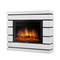 Пристенный электрокамин Electrolux EFP/P-2520LS с порталом Firelight Moderno 25 белый дуб M131151 - фото 4744906