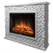 Пристенный электрокамин Electrolux EFP/P-3020LS с порталом Firelight Quadro 30 песчаник античный белый/белая эмаль M131166 - фото 4744919
