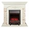 Пристенный электрокамин Real-Flame Neapolis STD/EUG WT (WT- F612) с очагом Fobos s Lux BL/BR, Majestic s Lux BL/BR M193421 - фото 4745184
