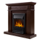 Пристенный электрокамин Electrolux EFP/P-1020LS с порталом Firelight Bianco Classic темный дуб M134336 - фото 4746011
