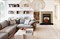 Пристенный электрокамин Royal Flame BERGEN дуб галифакс с очагом Majestic FX M Black/Brass M232312 - фото 4747322