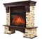 Пристенный электрокамин Electrolux EFP/P-2520LS с порталом Firelight Pietra 25S камень сланец натуральный, шпон темный дуб M231691 - фото 4747417