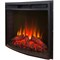 Угловой электрокамин с эффектом живого огня и звуком Real-Flame Athena Corner GR STD/EUG/24 WT с очагом Evrika 25,5 LED M67359 - фото 4748312