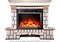 Каменный камин (портал+очаг) InterFlame Exter/Экстер угловой с очагом Jupiter FX M Brass/Black M110051 - фото 4748493