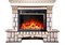 Каменный камин (портал+очаг) InterFlame Exter/Экстер угловой с очагом Jupiter FX M Brass/Black M110051 - фото 4748495
