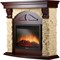 Угловой электрокамин Electrolux EFP/P-2520LS с порталом Firelight Torre 25 U камень слоновая кость, темный дуб M134864 - фото 4748728