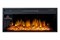 Линейный электрокамин Royal Flame Carlyle (белый с черным) с очагом Vision 42 LOG LED M225925 - фото 4750158