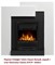 Классический портал для камина Firelight Tetris Classic белый, серый M231379 - фото 4759019