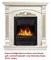 Классический портал для камина Firelight Barocco Classic шпон белый дуб с золотой патиной M231377 - фото 4759038
