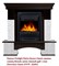 Классический портал для камина Firelight Pietra Nuovo Classic камень сланец белый, шпон темный дуб M231361 - фото 4759146
