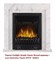 Классический портал для камина Firelight Simple Classic белый мрамор M231375 - фото 4759215