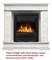 Классический портал для камина Firelight Scala Classic камень сланец скалистый белый, шпон белый дуб M231363 - фото 4759247