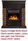 Классический портал для камина Firelight Bricks Wood Classic камень корич., шпон тем. дуб M227385 - фото 4759351