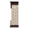 Классический портал для камина Firelight Bricks Classic кирпич Бежевый/шпон Тёмный дуб M98547 - фото 4759457