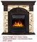 Классический портал для камина Firelight Torre Classic Сланец натуральный/Венге M51423 - фото 4759500