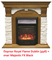 Классический портал для камина Royal Flame Dublin арочный сланец белый под очаг Majestic FX / Fobos FX M25715 - фото 4759506
