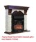 Классический портал для камина Royal Flame Dublin арочный сланец белый под очаг Majestic FX / Fobos FX M25715 - фото 4759508